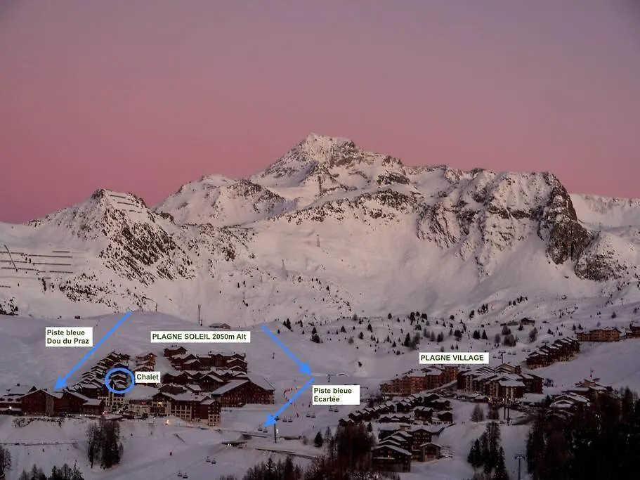 Chalet Familial Ideal 2 Familles Nombreuses Ski Aux Pied 12 Pers Plagne Soleil La Plagne-Tarentaise
